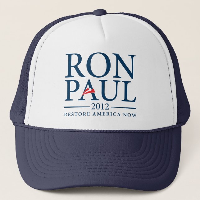 Ron Paul hatt 2012 Truckerkeps (Framsida)