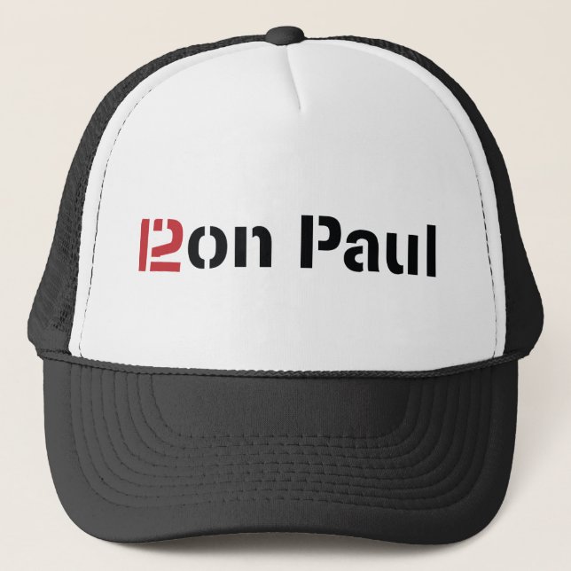 Ron Paul hatt 2012 Truckerkeps (Framsida)