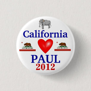Ron Paul Kalifornien 2012 Knapp