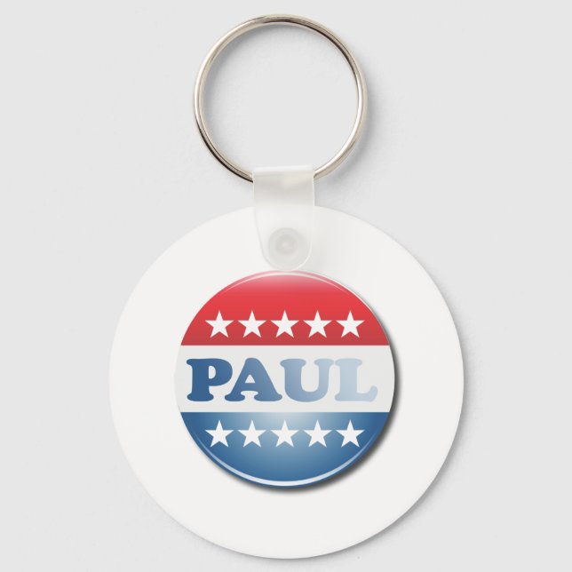 RON PAUL KAMPANJ BUTTON NYCKELRING (Framsida)