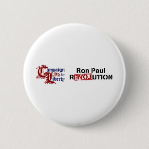 Ron Paul kampanj för frihetrevolution Knapp