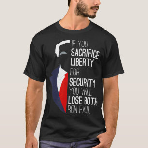 Ron Paul Libertarian om du offrar Liberty T Shirt