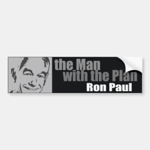 Ron Paul: Manen med planera Bildekal