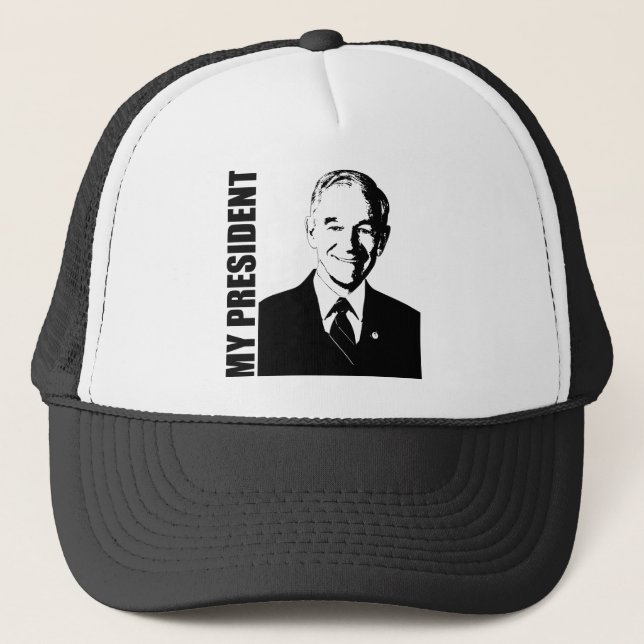 Ron Paul - min president Truckerkeps (Framsida)
