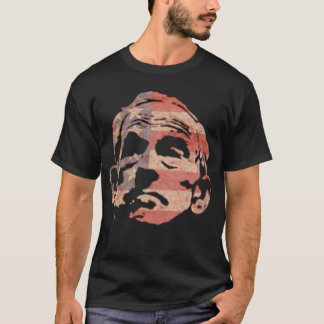 Ron Paul och flagga T-shirt