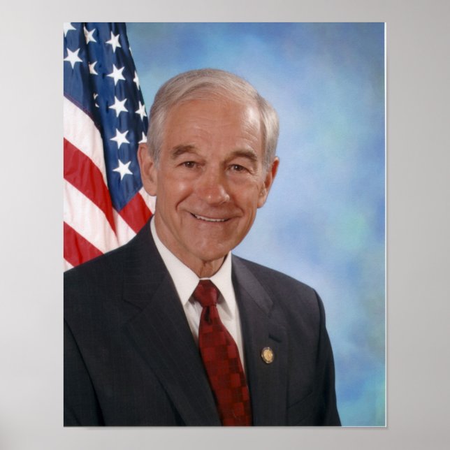Ron Paul Officiell Photo Poster (Framsidan)