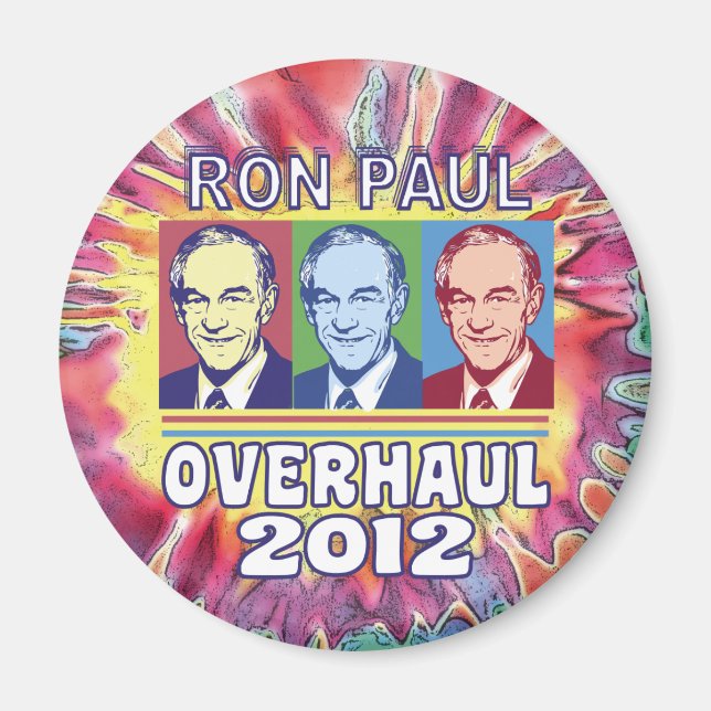 Ron Paul Overhaul 2012 Magnet (Framsidan)