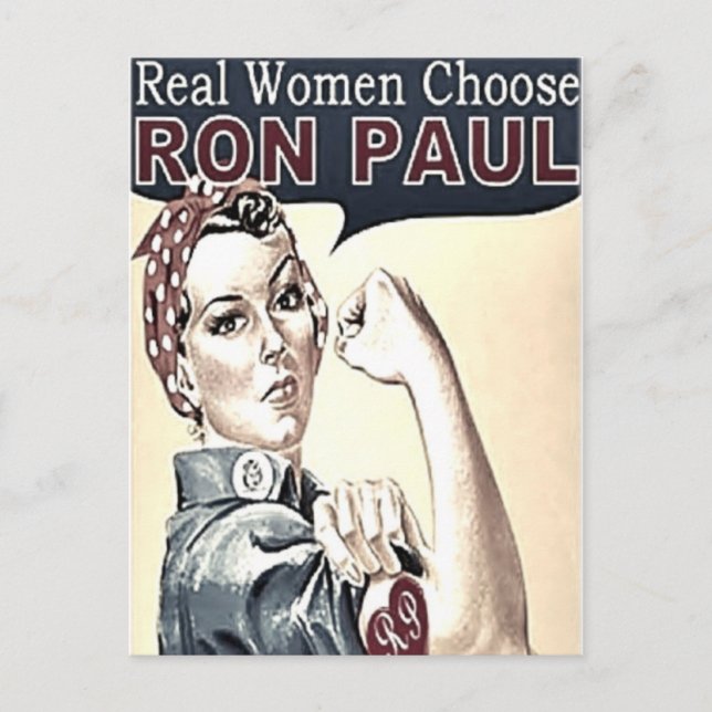 Ron Paul Postcard Vykort (Framsida)