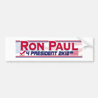 Ron Paul president 2012 Bildekal