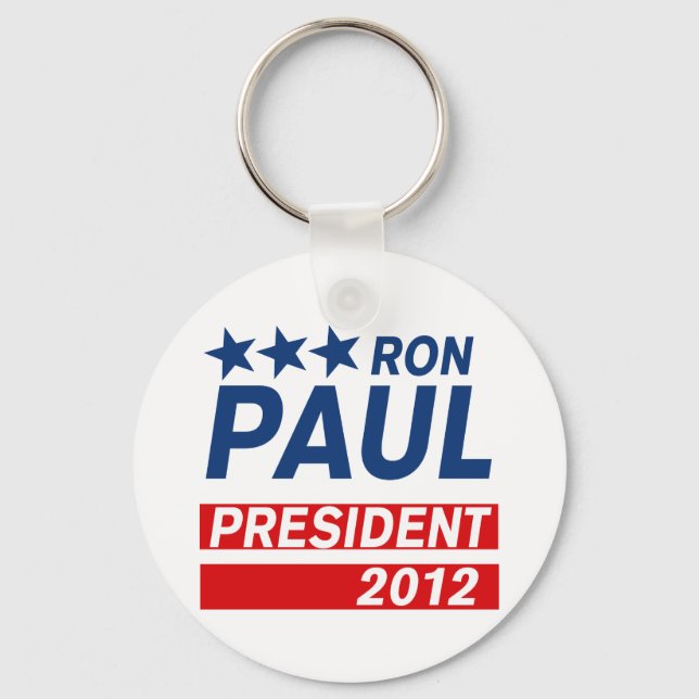 Ron Paul President 2012 Kampanj Gear Nyckelring (Framsida)