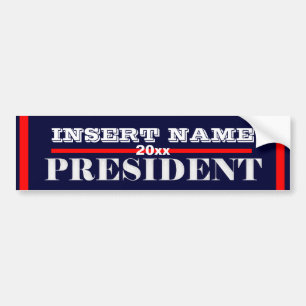 Ron Paul president 2012 SKRÄDDARSY Bildekal