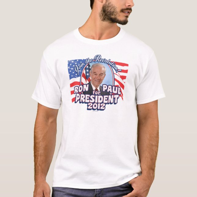 Ron Paul president 2012 T-shirt (Framsida)