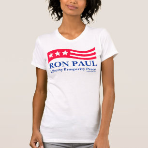 Ron Paul Red White och Blue Americana Shirts T Shirt