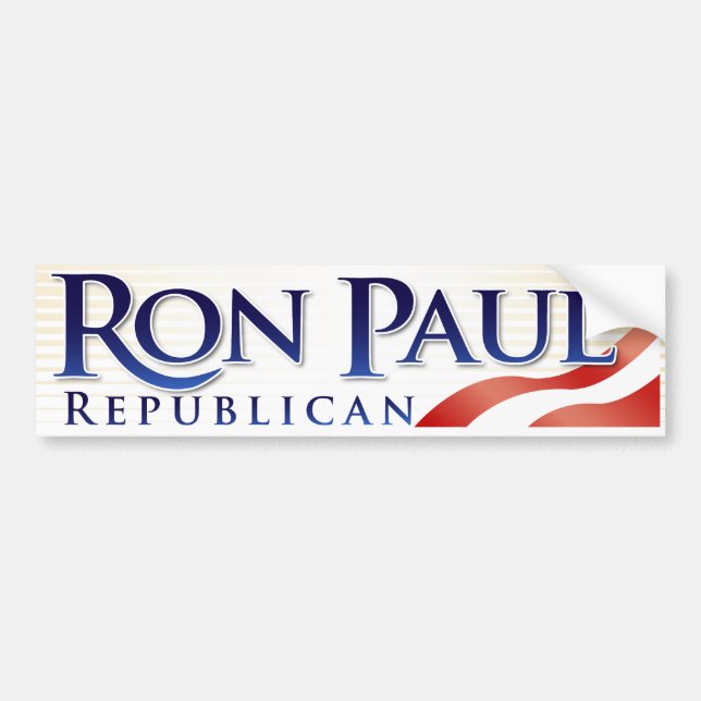 Ron Paul republikanbildekal Bildekal (Framsidan)