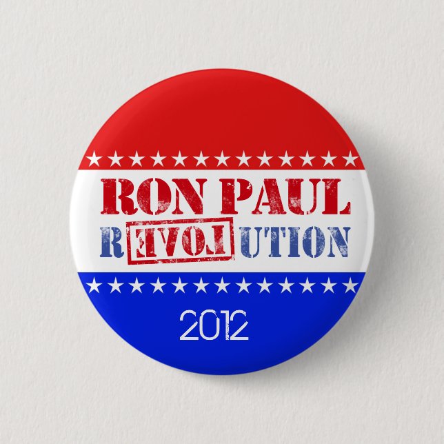 Ron Paul revolution 2012 Knapp (Framsida)