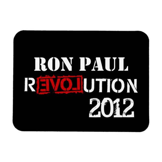 Ron Paul Revolution 2012 Magnet (Horisontell)