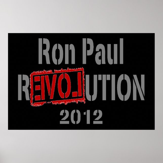 Ron Paul Revolution 2012 Poster (Framsidan)