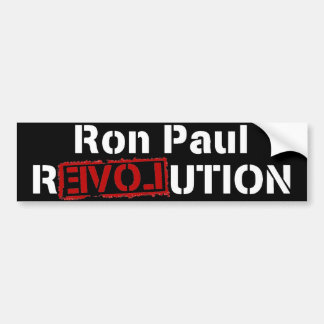 Ron Paul Revolution Bildekal