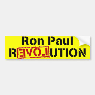 Ron Paul revolution Bildekal