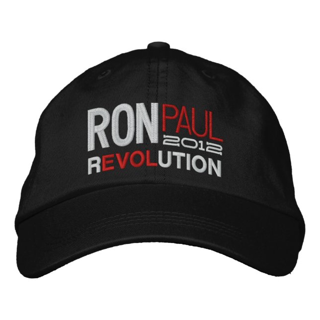 Ron Paul Revolution Broderad Keps (Framsida)