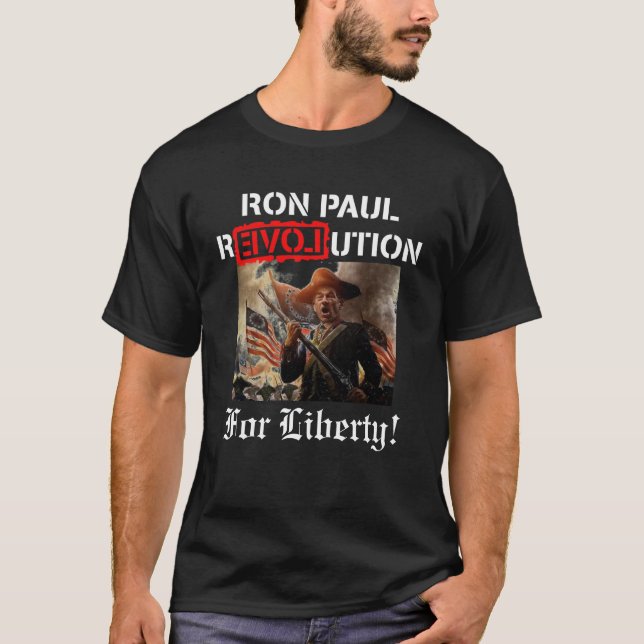 Ron Paul revolution för frihet! Tee (Framsida)
