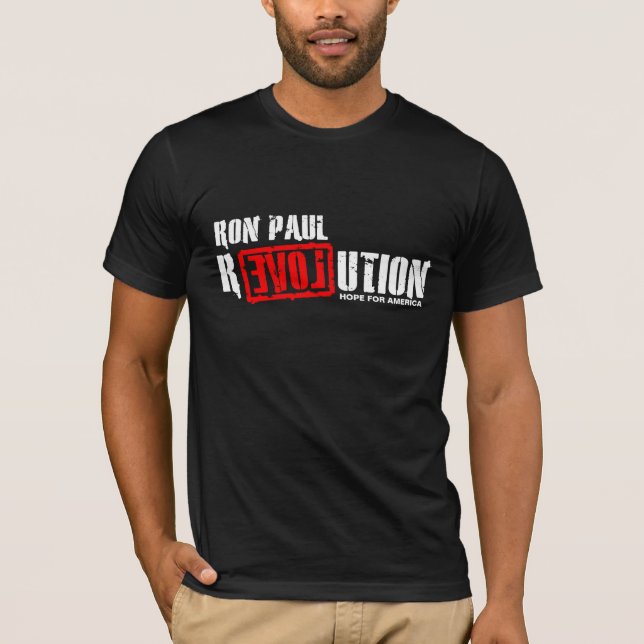 Ron Paul revolution - hopp för Amerika Tröja (Framsida)