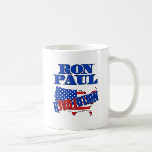 Ron Paul revolution Kaffemugg (Höger)