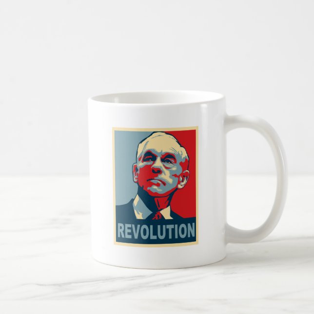 Ron Paul revolution Kaffemugg (Höger)