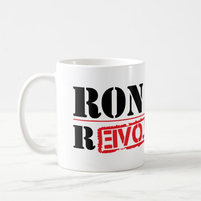 Ron Paul revolution Kaffemugg (Vänster)