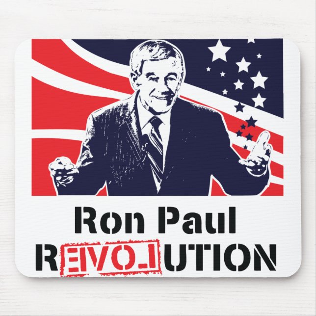 Ron Paul revolution Mousepad Musmatta (Framsidan)