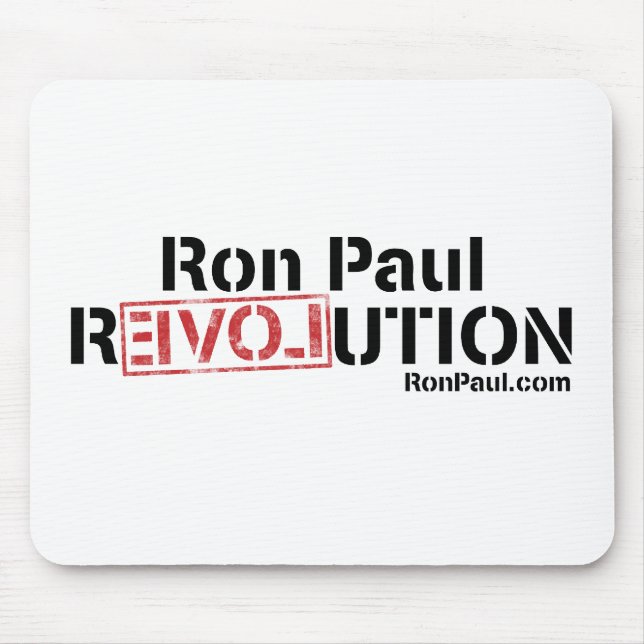 Ron Paul revolution Mousepad Musmatta (Framsidan)