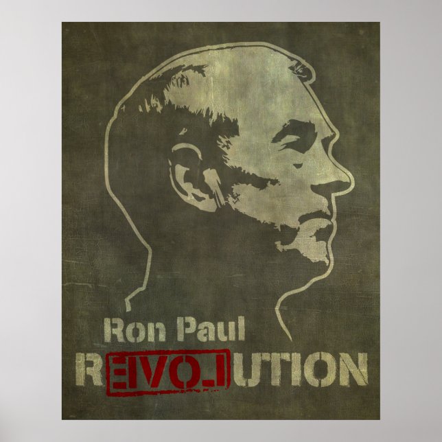 Ron Paul Revolution Print Poster (Framsidan)