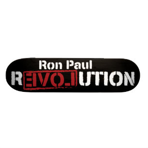 Ron Paul Revolution Skateboard Bräda 21,5 Cm