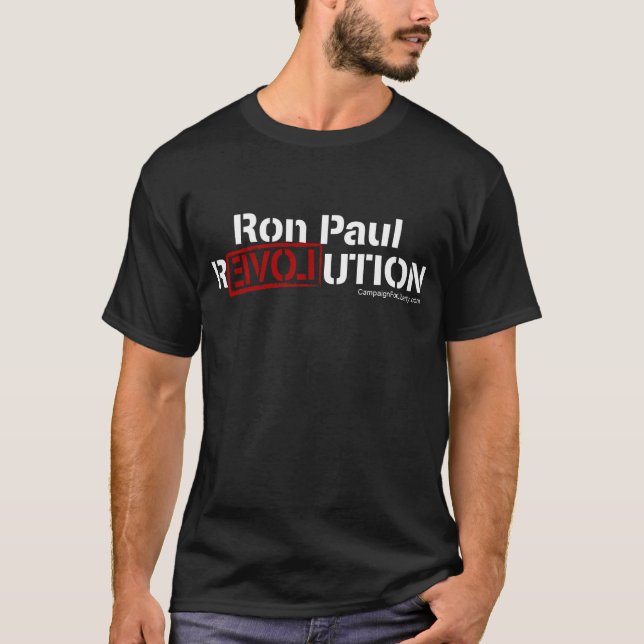 Ron Paul revolution T Shirt (Framsida)