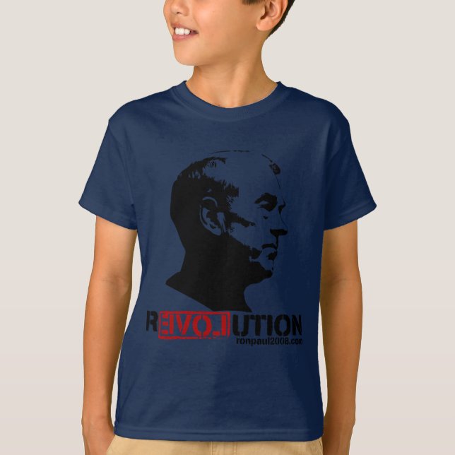 Ron Paul Revolution T-Shirt (Framsida)