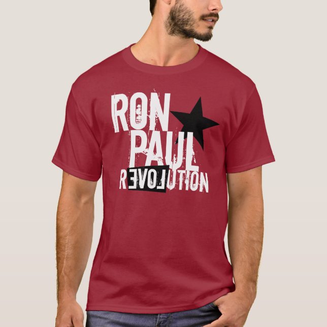 Ron Paul revolution T Shirt (Framsida)
