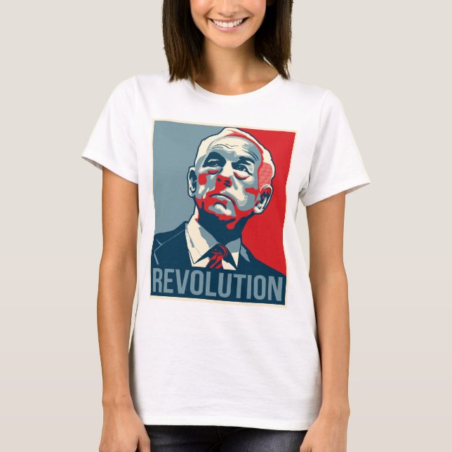 Ron Paul revolution T Shirt (Framsida)