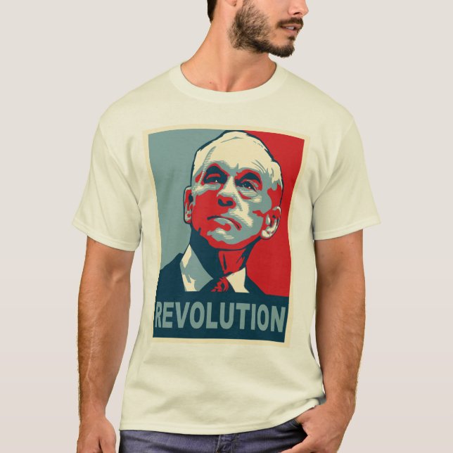 Ron Paul revolution T Shirt (Framsida)