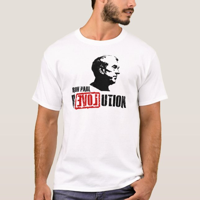 Ron Paul revolution T-shirt (Framsida)