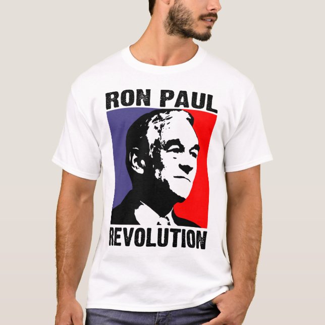 Ron Paul revolution Tee Shirt (Framsida)