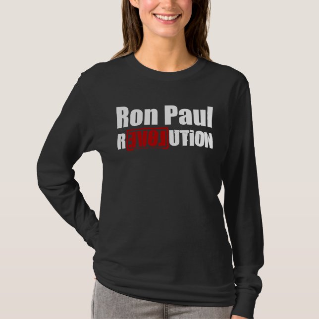 Ron Paul revolution Tee Shirt (Framsida)