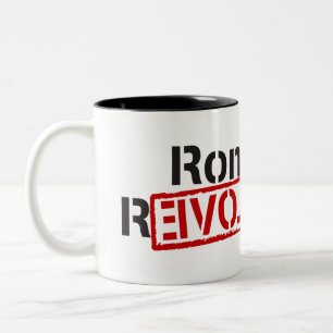 Ron Paul revolution Två-Tonad Mugg