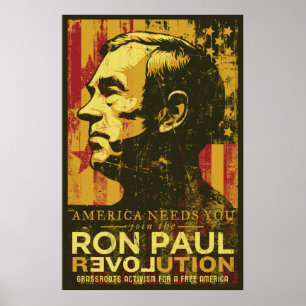 Ron Paul revolutionaffisch Poster