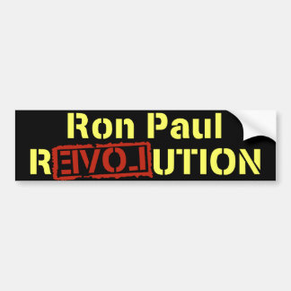 Ron Paul revolutionbildekal Bildekal