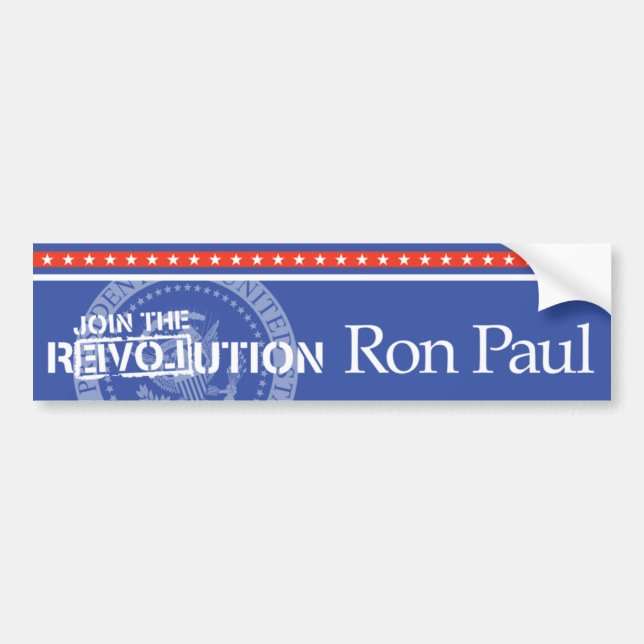Ron Paul revolutionbildekal Bildekal (Framsidan)