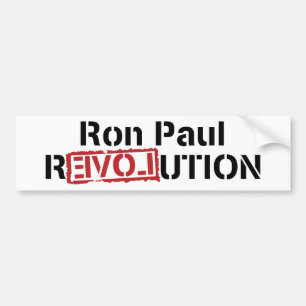 Ron Paul revolutionbildekal Bildekal
