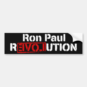 Ron Paul revolutionbildekal Bildekal
