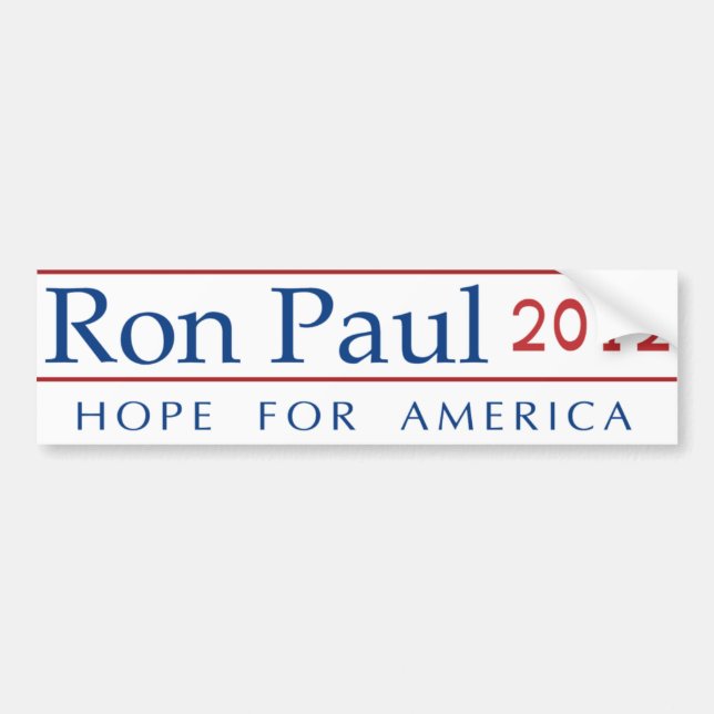 Ron Paul revolutionbildekal Bildekal (Framsidan)