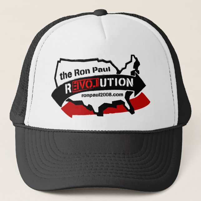 Ron Paul revolutionhatt Truckerkeps (Framsida)