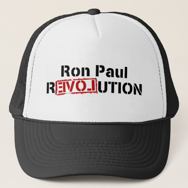 Ron Paul revolutionhatt Truckerkeps (Framsida)